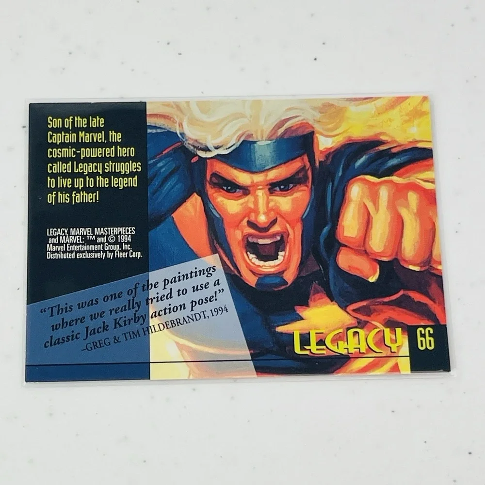 1994 Fleer Marvel Masterpieces Hildebrandt Brothers 66 Legacy Trading Card